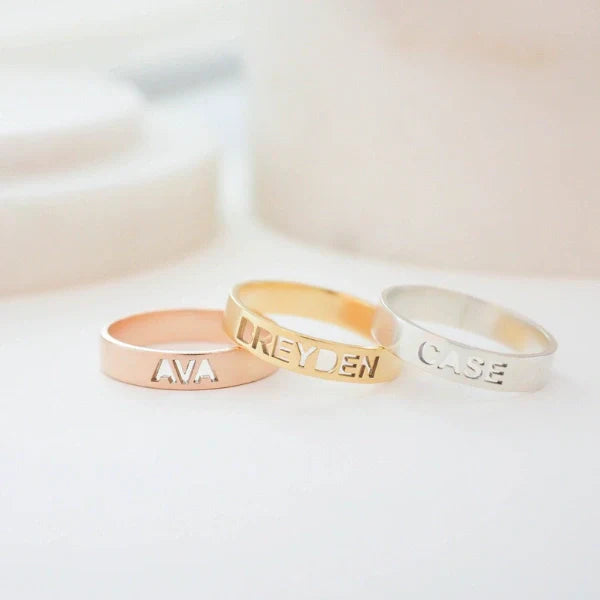 Individual Name Ring