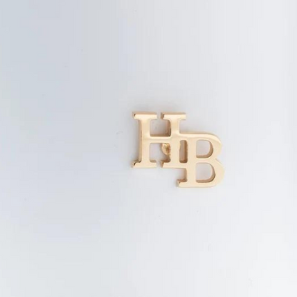 Initial Letter Pin Brooch