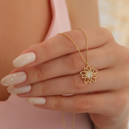 Lotus Flower Necklace