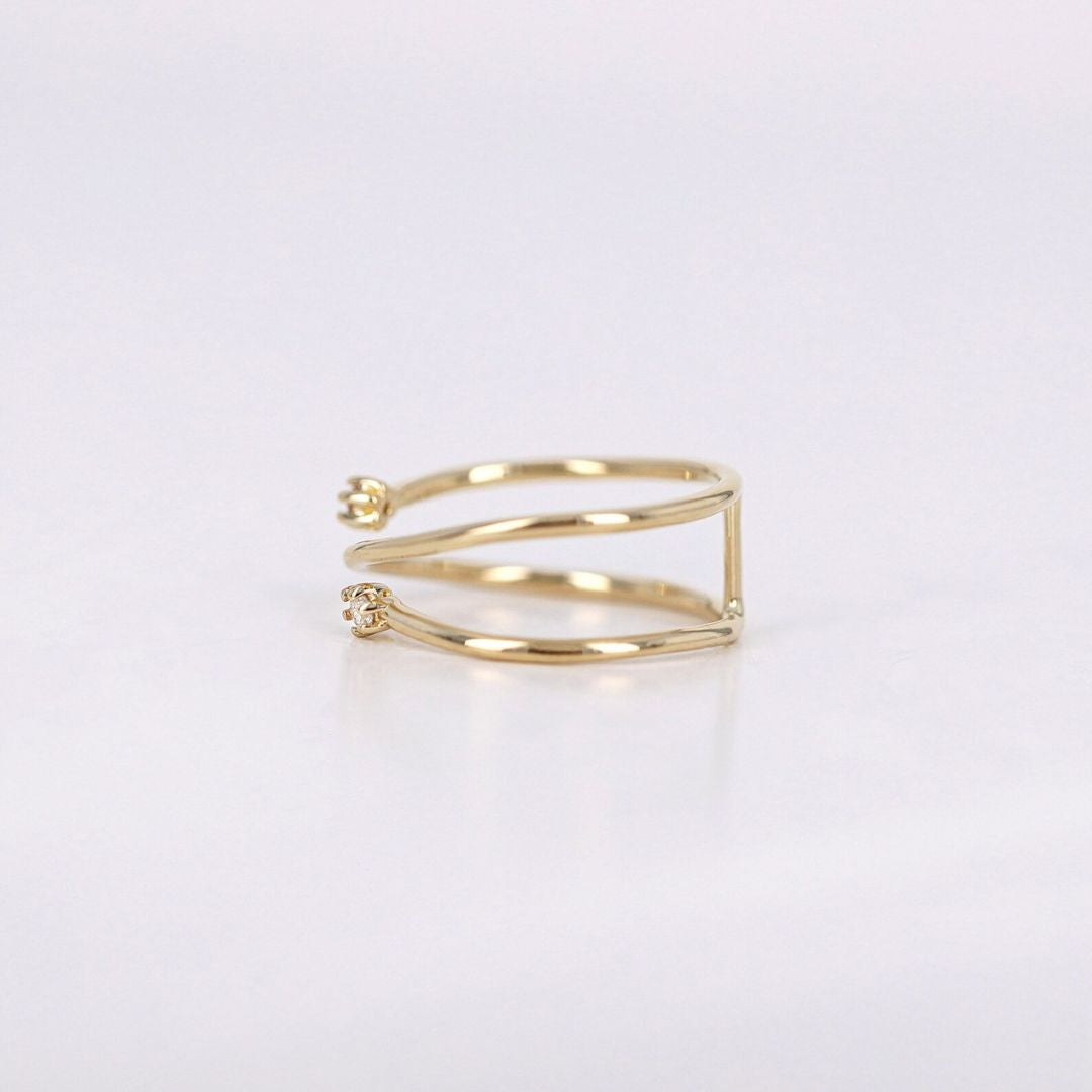 Minimalist Diamond Ring
