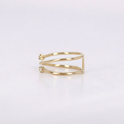 Minimalist Diamond Ring