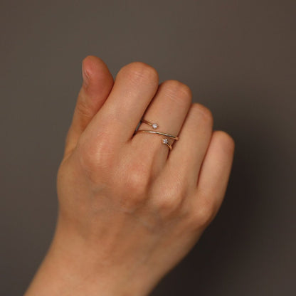 Minimalist Diamond Ring