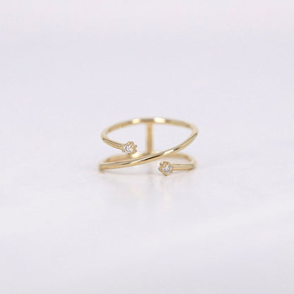 Minimalist Diamond Ring