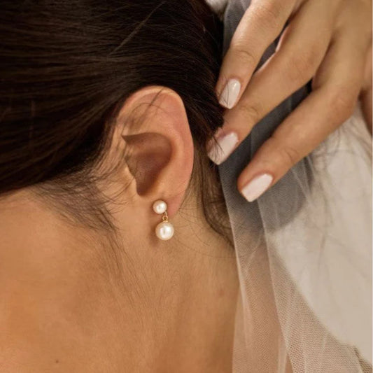 Minimalist Freshwater Pearls Earrings