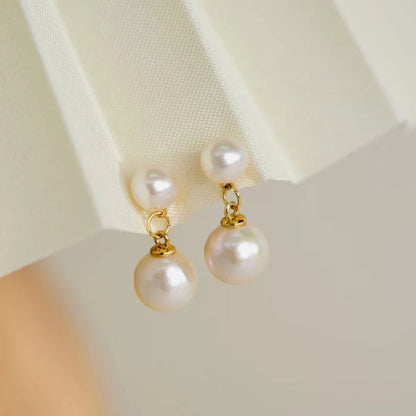 Minimalist Freshwater Pearls Earrings