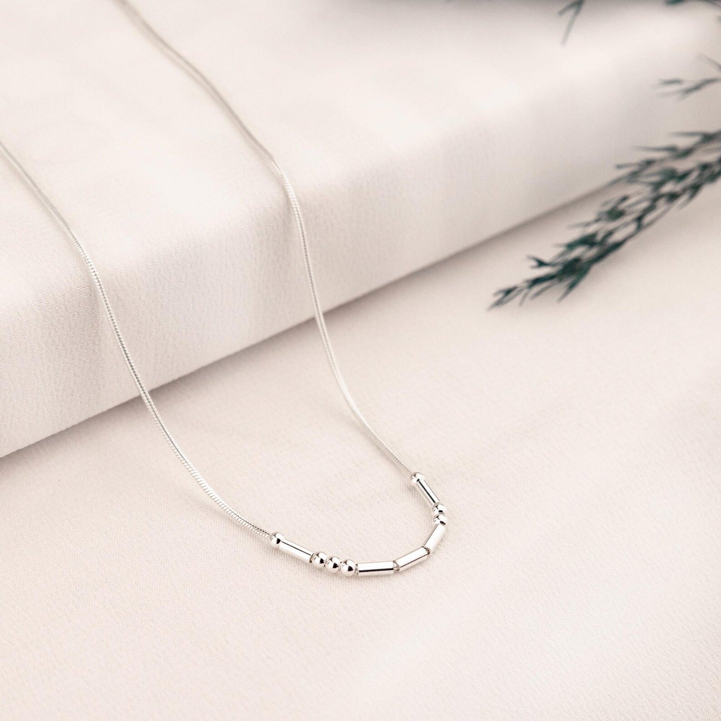 Morse Code Necklace