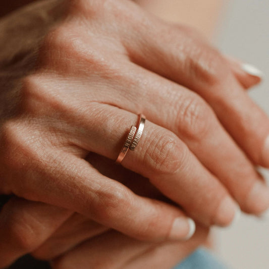 Personalized Couple Name Ring