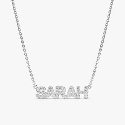 Personalized Diamond Name Necklace