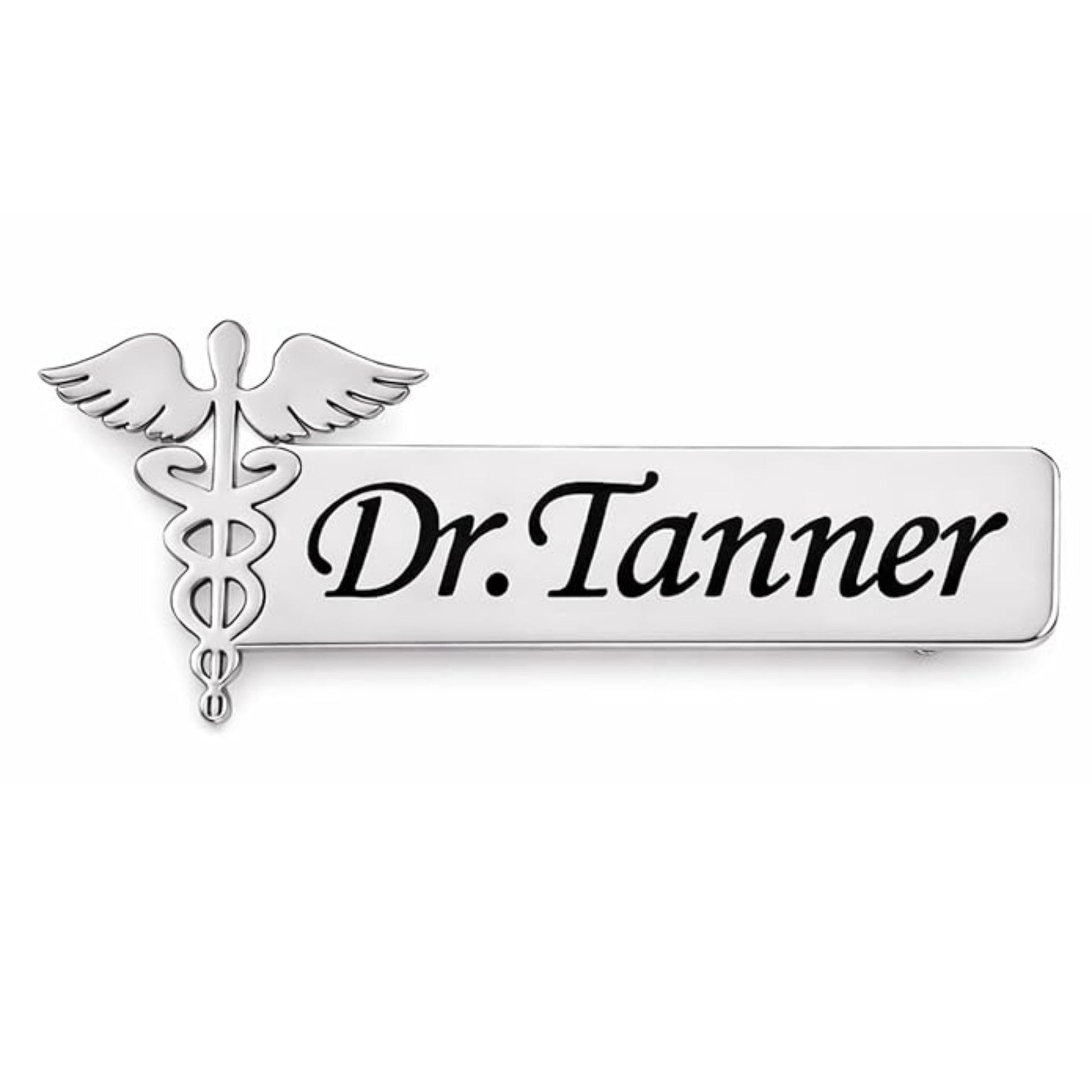 Personalized Doctor Name Brooch Pin for Men & Women