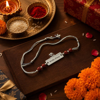 Personalized Engraved Brother Name Rakhi