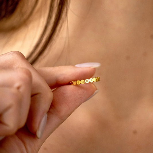 Personalized Engraved Name Ring