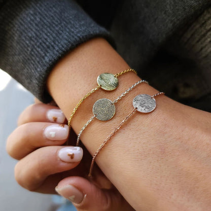 Personalized Fingerprint Bracelet