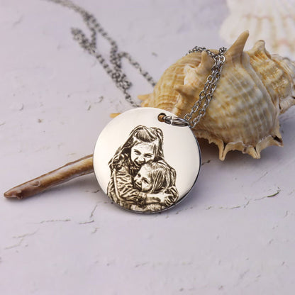 Personalized Portrait Necklace
