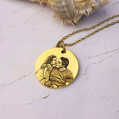 Personalized Portrait Necklace