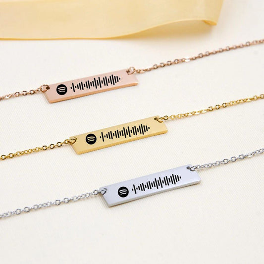Personalized Spotify Music Necklace