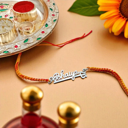 Silver Bhaiya Rakhi