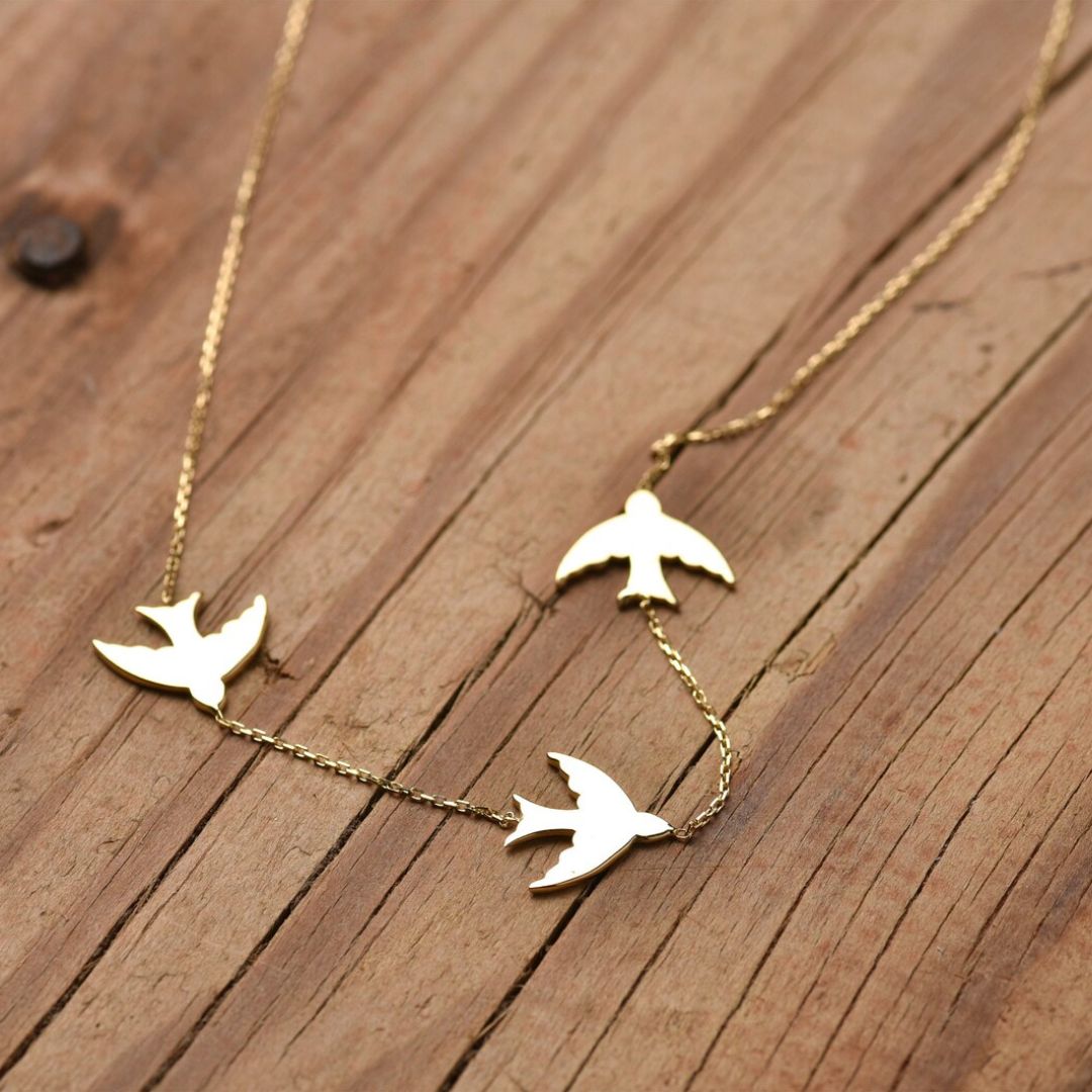 Swallow Bird  Necklace