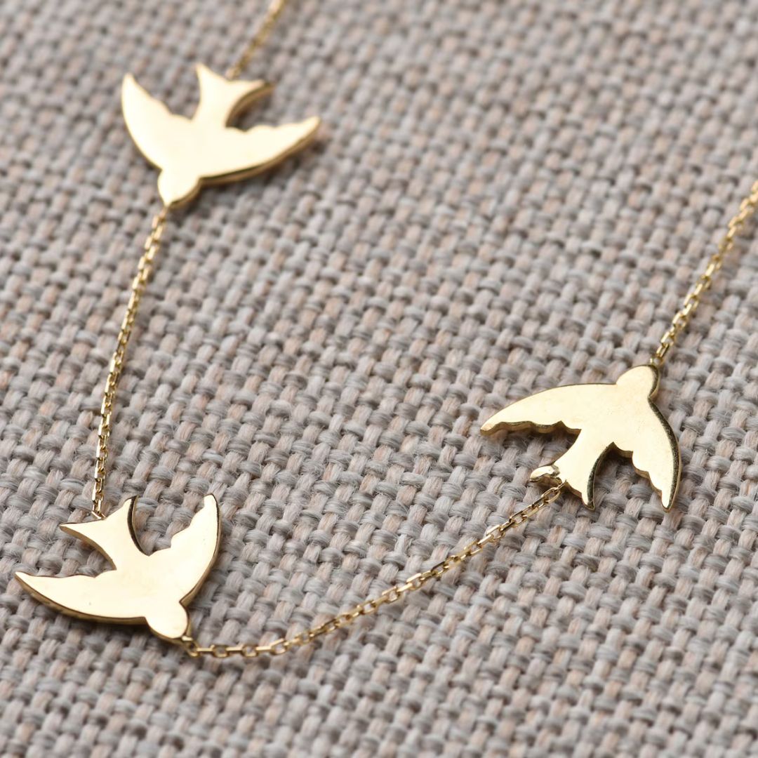 Swallow Bird  Necklace