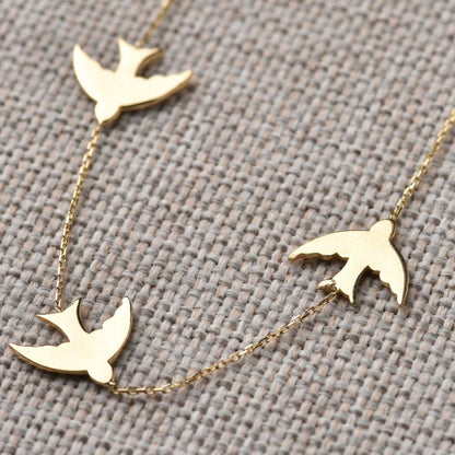 Swallow Bird  Necklace