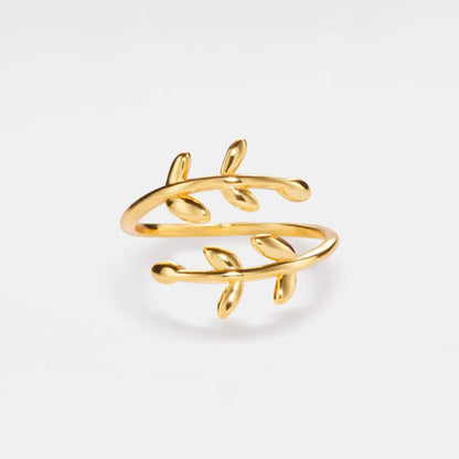 Vine Leaf Stacking Ring