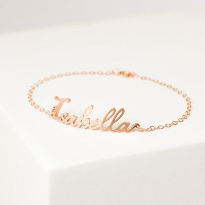 customized name braclet